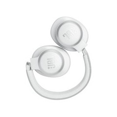 JBL LIVE 770NC Trådløse Kablede Hovedtelefoner - Hvid | Ultimativ Lydoplevelse og Komfort