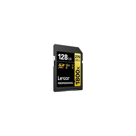 Lexar Professional GOLD Series SDXC UHS-II 128GB 270MB/s - Hurtig, Pålidelig & Optimal Ydeevne!