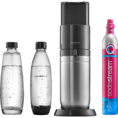 SodaStream DUO Sodavandsmaskine Sort - Forvandl Vand til Sprudlende Nydelse! Varenummer: 8719128118352