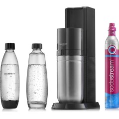 SodaStream DUO Sodavandsmaskine Sort - Forvandl Vand til Sprudlende Nydelse! Varenummer: 8719128118352