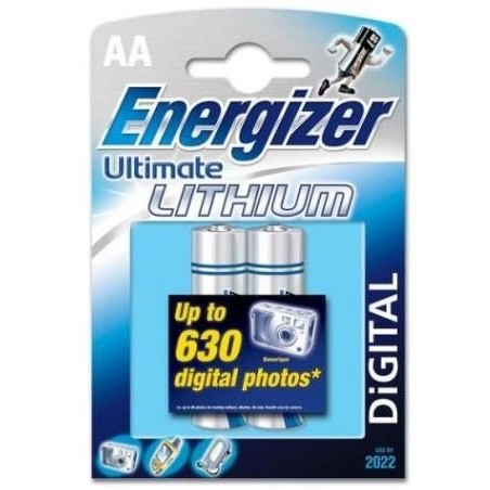 Energizer 1x2 Ultimate Lithium - Kraftfuld og Langvarig Energi til Dine Enheder - Varenr. 639154