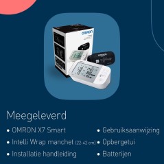 Omron X7 Smart Blodtryksmåler - Præcise Målinger & Smart Teknologi til Dit Hjem