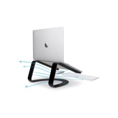 Twelve South Curve Stander - Elegant og Ergonomisk Laptop Stander til Optimal Komfort - Varenummer: 811370021607