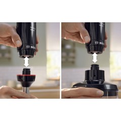 Bosch Serie 4 ErgoMaster MSM4B620 Stavblender - Pianosort | Effektiv, Stilfuld & Brugervenlig!