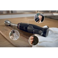 Bosch Serie 4 ErgoMaster MSM4B620 Stavblender - Pianosort | Effektiv, Stilfuld & Brugervenlig!