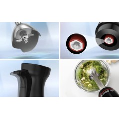 Bosch Serie 4 ErgoMaster MSM4B620 Stavblender - Pianosort | Effektiv, Stilfuld & Brugervenlig!