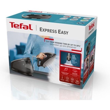 Tefal Express Easy SV6140E0 Dampstrygejern 2200 W - Effektiv, Hurtig & Slidstærk!