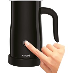 Krups Mlkeskummer Sort - Oplev Den Perfekte Kaffe med Elegant Design!