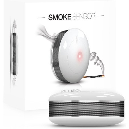Fibaro Smoke sensor Røg/temperatursensor Sølv Hvid