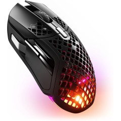 SteelSeries Aerox 5 Optisk Trådløs Mus - Sort | Ultimate Gaming Performance og Letvægt Design
