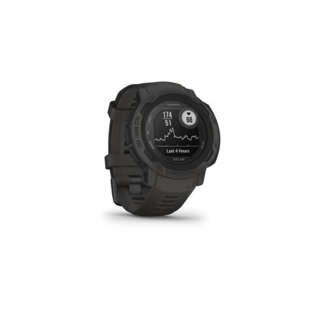 Garmin Instinct 2 Solar 45 mm Sort Slv - Robust Sportsur med Solenergi og Avancerede Funktionen!