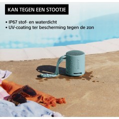 Sony SRS-XB100 Trådløs Bluetooth-Højttaler - Sort | Kraftfuld Lyd & Kompakt Design (Varenr. 4548736146129)