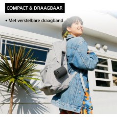 Sony SRS-XB100 Trådløs Bluetooth-Højttaler - Sort | Kraftfuld Lyd & Kompakt Design (Varenr. 4548736146129)