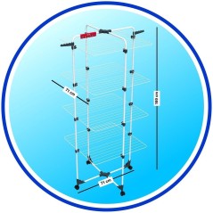 Freudenberg Trrestativ Vileda Mixer 4 - Professionel Kvalitet, 71 Cm Innovativt Design!