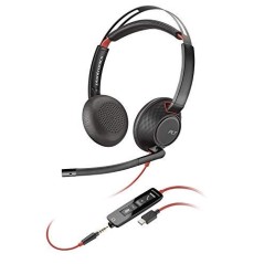 Poly - Plantronics Blackwire 5220 Kabling Headset Sort