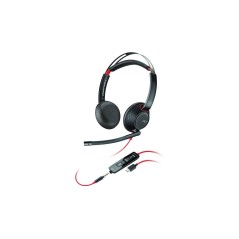Køb Poly - Plantronics Blackwire 5220 Kabling Headset Sort | Komfortabelt, Kvalitetslyd & Holdbarhed