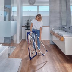 Leifheit Pegasus 180 Folding Drying Rack - Efficient, Space-Saving Laundry Solution