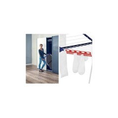 Leifheit Pegasus 180 Folding Drying Rack - Efficient, Space-Saving Laundry Solution