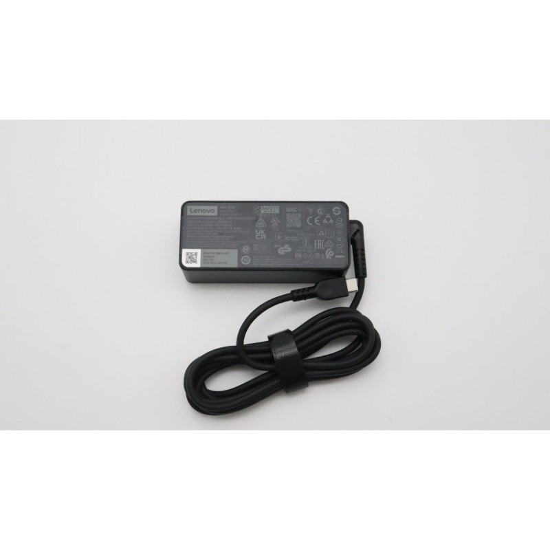 Lenovo 45W USB-C laptop charger with Lenovo 45W USB-C laptop charger with