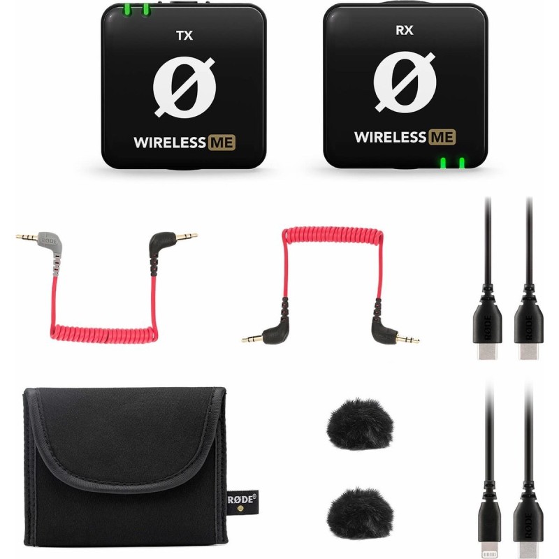 RØDE Wireless ME Trådløst mikrofonsystem Trådløs Sort RØDE Wireless ME Trådløst mikrofonsystem Trådløs Sort