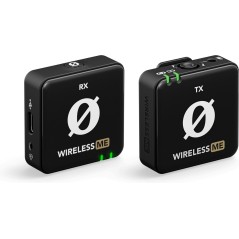RDE Wireless ME Trådløst Mikrofonsystem - Omnidirektionel Kvalitet i Sort | Ideelt til Professionel Lydoptagelse