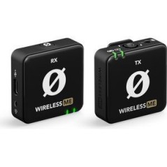RDE Wireless ME Trådløst Mikrofonsystem - Omnidirektionel Kvalitet i Sort | Ideelt til Professionel Lydoptagelse