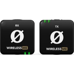 RDE Wireless ME Trådløst Mikrofonsystem - Omnidirektionel Kvalitet i Sort | Ideelt til Professionel Lydoptagelse