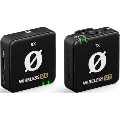 RDE Wireless ME Trådløst Mikrofonsystem - Omnidirektionel Kvalitet i Sort | Ideelt til Professionel Lydoptagelse