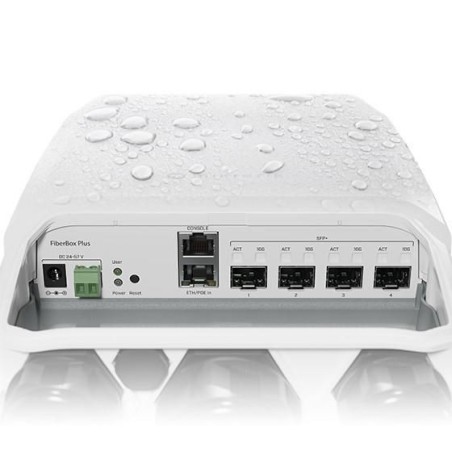 MikroTik FiberBox Plus CRS305-1G-4S+OUT - Hurtig og Pålidelig Fiber-Connectivity til Dit Netværk!