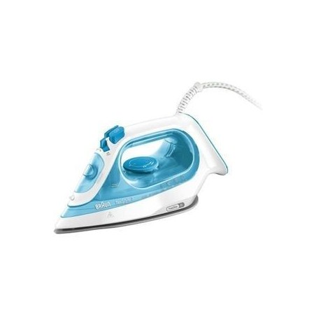 Braun TexStyle 3 SI 3053 BL Dampstrygejern 2400W - Effektiv, Elegant og Brugervenlig Strygning i Blå/Hvid