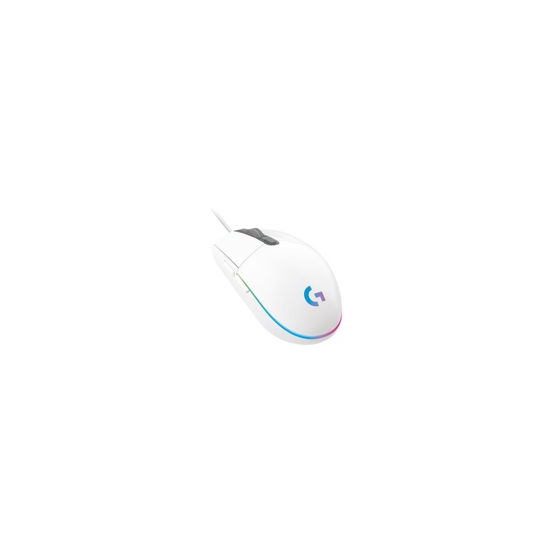 Logitech Gaming Mouse G102 LIGHTSYNC Optisk Kablet Hvid