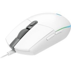 Logitech Gaming Mouse G102 LIGHTSYNC - Optisk Kabling i Hvid | Perfekt til gamere!