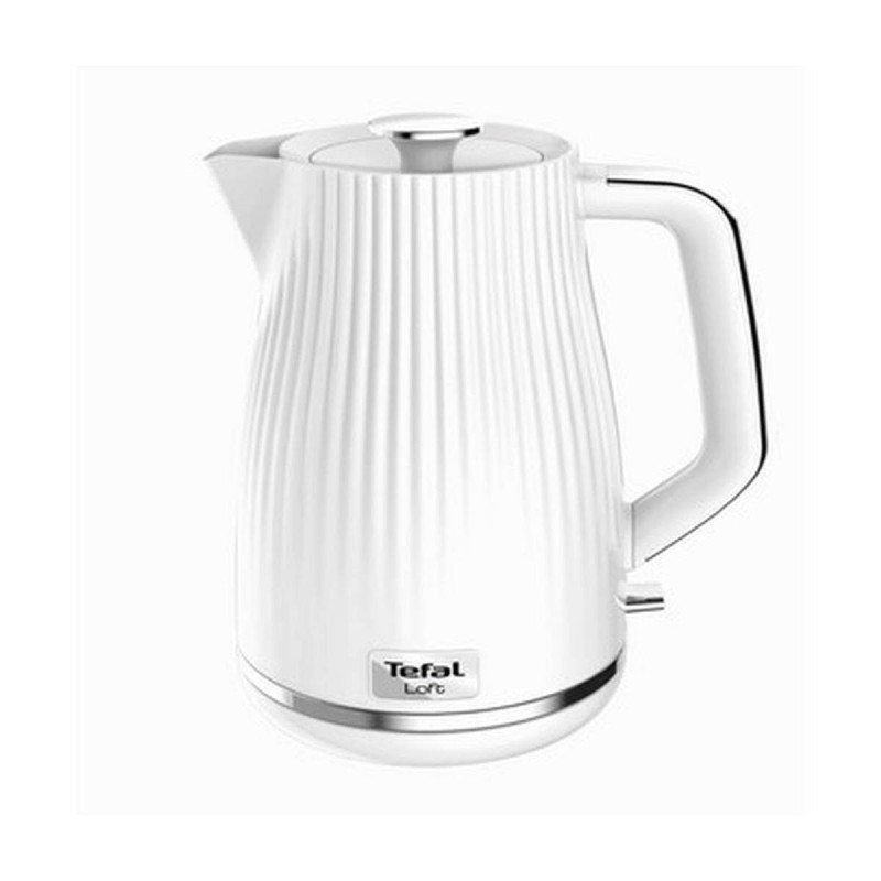 Tefal Loft Elkedel 1.7liter 2.4kW Hvid med kromdetaljer Tefal Loft Elkedel 1.7liter 2.4kW Hvid med kromdetaljer