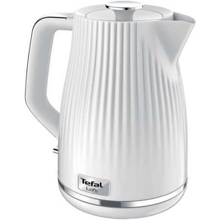 Tefal Loft Elkedel 1.7liter 2.4kW Hvid med kromdetaljer