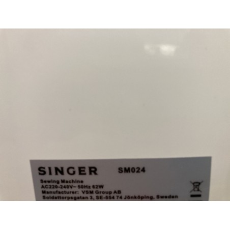 Singer SM024 Symaskine Hvid – Kvalitet, Design & Enkel Betjening til Dine Syprojekter!