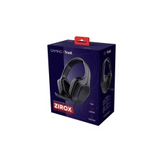 Trust GXT 415 Zirox Kabling Headset - Sort | Komfortabelt Gaming Headset med Fantastisk Lydkvalitet