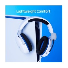 "HyperX Cloud Stinger 2 Core Gaming Headset - PS White | Ultimativ Komfort og Lydkvalitet"