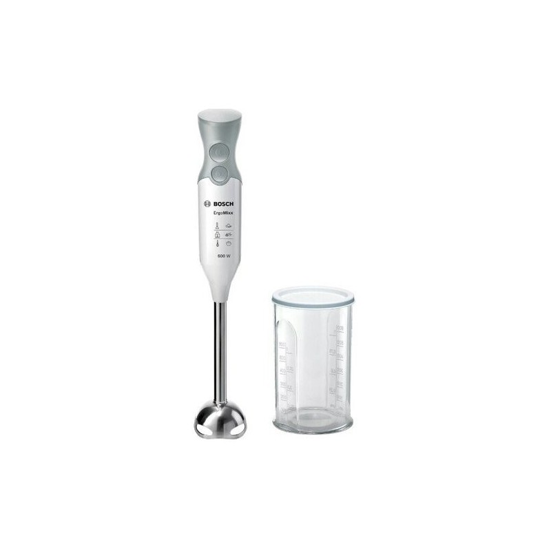 Bosch ErgoMixx MSM66110 Stavblender Hvid, telegrå Bosch ErgoMixx MSM66110 Stavblender Hvid, telegrå