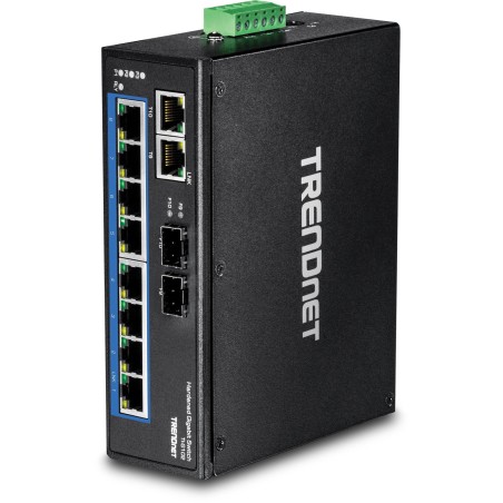 Køb TRENDnet 10-Port Hardened Industrial Switch TI-G102 – Optimal Netværksløsning til Krævende Miljøer!