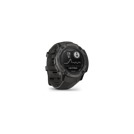 Garmin Instinct 2X Solar 50 mm Sort Smart Ur - Holdbar, Smart & Energibesparende Fitness Tracker