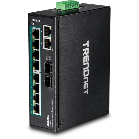Køb TRENDnet 10-Port Hardened Industrial Switch - Hurtig, Robust og Pålidelig Netværksløsning | TI-PG102