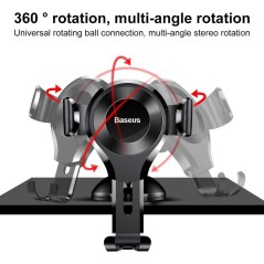 Køb Baseus Gravity Bilholder til Telefon - Elegant og Praktisk Sort Design!