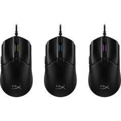 Køb HyperX Pulsefire Haste 2 Optisk Kabling Sort - Lynhurtig Præcision og Komfort!