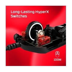 Køb HyperX Pulsefire Haste 2 Optisk Kabling Sort - Lynhurtig Præcision og Komfort!