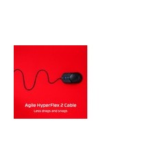 Køb HyperX Pulsefire Haste 2 Optisk Kabling Sort - Lynhurtig Præcision og Komfort!