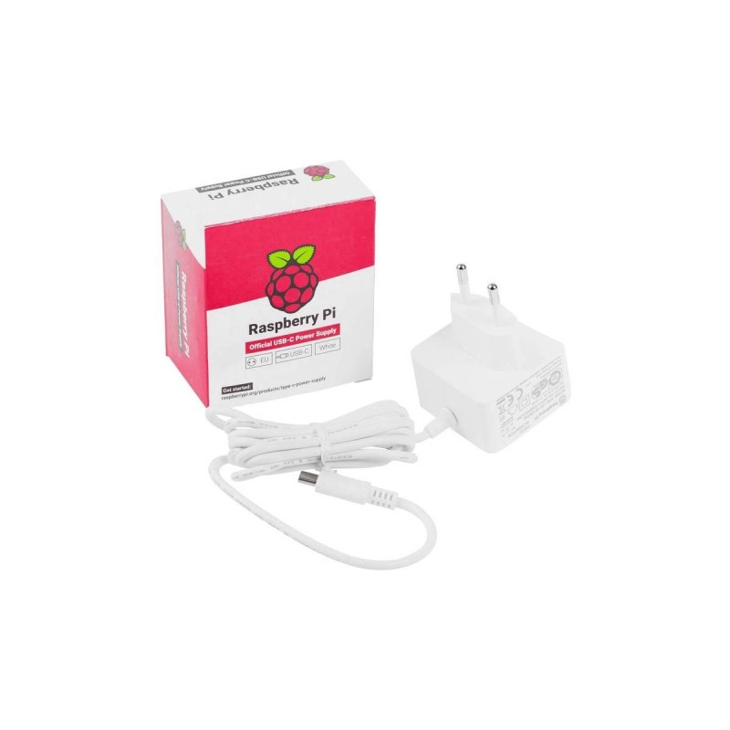 Raspberry Pi Strømforsyning 27Watt Raspberry Pi Strømforsyning 27Watt