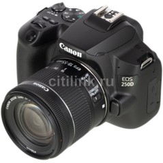 Canon EOS 250D 24.1Megapixel Sort Digitalkamera