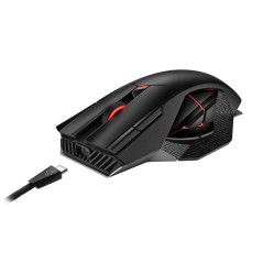 ASUS ROG Spatha X – Optisk Trådløs Gaming Mus i Sort | Uovertruffen Præcision og Komfort