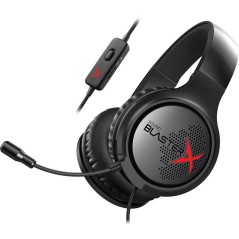 Køb Creative Sound BlasterX H3 Kabling Headset Sort - Fantastisk Lyd & Komfort!