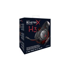 Køb Creative Sound BlasterX H3 Kabling Headset Sort - Fantastisk Lyd & Komfort!